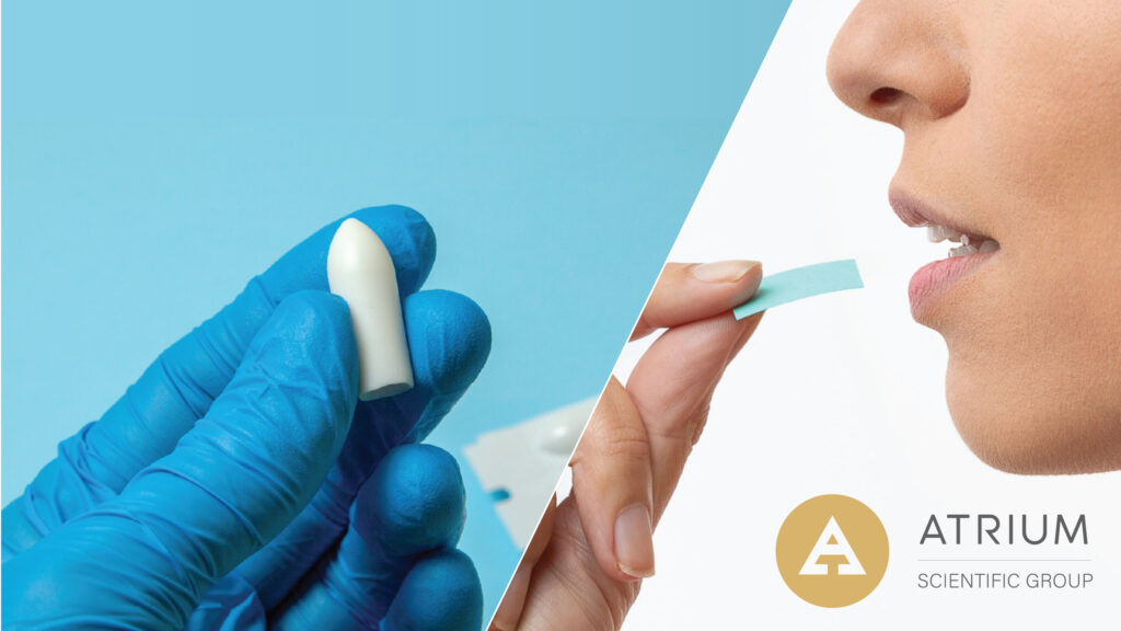Atrium expertise in suppository and sublingual films