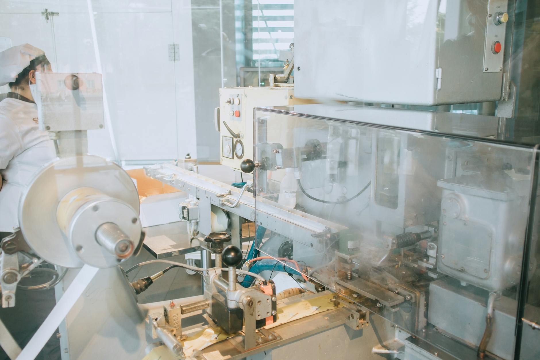 Close-up of advanced machinery in a modern laboratory setting, highlighting technology and industry. — Atrium Scientific Group